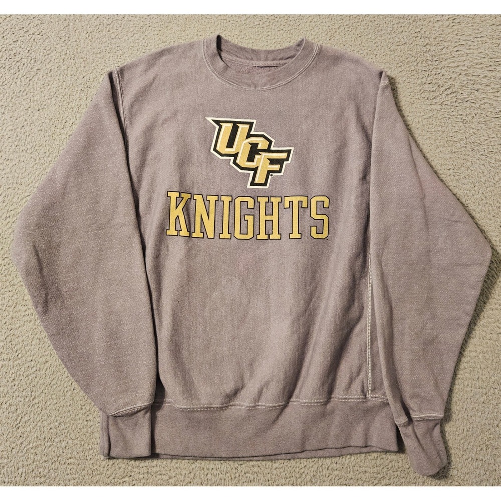 Champion Reverse Weave‎ UCF Knights Purple Pullover Sweatshirt Size Medium